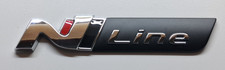Hyundai Fender & Rear Hatch N Line Emblem length 4 3/8
