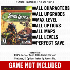 Future Tactics The Uprising 100% Unlocked All Items Xbox USB Save picture