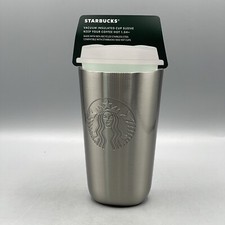 Starbucks Stainless Steel Vacuum Insulated Hot Cup Sleeve Grande 16oz NEW picture