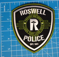 Roswell New Mexico Police UFO patch picture