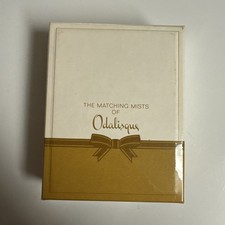 SEALED Vtg Matching Mists of Odalisque Perfume 3/8 & 1.5 Oz Nettie Rosenstein picture