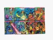 1995 X-Men Nerds Candy Boxes Complete 8 Card Danger Room Puzzle Marvel Wonka picture