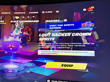 Fortnite  Loot Hacker Crown Sprite RARE picture