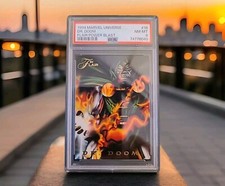 1994 Marvel Universe Flair POWER BLAST 18 Of 18 DR. DOOM PSA 8 NM-MT picture