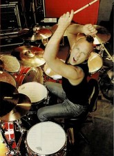 Stephen Perkins of Jane's Addiction - DRUMMER - Music Print Ad Photo - 2006 picture