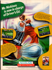 Accolade Jack Nicklaus Power Challenge Golf 1993 Vintage Sega Genesis Ad picture