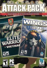 VIETNAM ATTACK PACK Elite Warrior & Wings Over Nam - Rare Combat PC Game - NEW picture