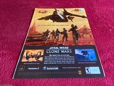 PAD64 GAME ADVERT 11X8 STAR WARS : THE CLONE WARS picture