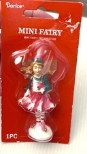 NEW Darice Mini Fairy Miniature Figurines  Christmas Tiny Treasures picture