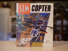Sim Copter PC CD-ROM Box & Manuals Only Maxis 1996 No Disc Sim Copter picture