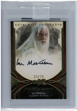 2022 CZX Middle Earth Gandalf the White Ian McKellen Auto Autograph /75 picture