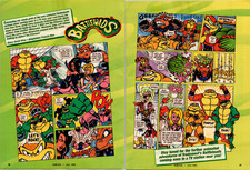 Battletoads 1993 GamePro Magazine Ad Comic Strip 2-Page Animated Cartoon Preview picture