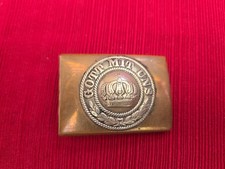 WW1 German prussian belt buckle gott mitt uns army military trench vet estate picture