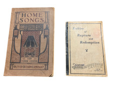 Hymnal book Lot of 2  Rubies Of rapture And Redemption/ Home Songs picture