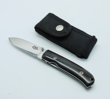 CITADEL FIDEL LINER LOCK BUFFALO HORN N690CO BOHLER HANDMADE FOLDING KNIFE picture