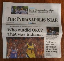 Indianapolis Star - June 13, 2025 - 'Who Outdid OKC? That Was Indiana' picture