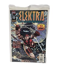 VTG NEW Elektra #1 Marvel Comics 1st Issue Nov 1996 Her Lethal Debut COMIC BOOK picture