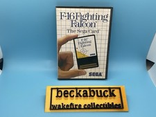 F-16 Fighting Falcon (1986) - Sega Master System Sega Card - Tested Working picture