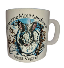 Vintage Snowshoe Mountain Resort West Virginia Ski Souvenir Bio Coffee Mug Cup picture