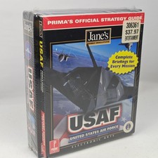Jane's Combat Simulations USAF 1999 Big Box PC & Strategy Guide-NEW SEALED VTG picture