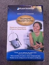 Vintage PLANTRONICS S12 Corded Telephone Headset System Unopened Box 2003 picture