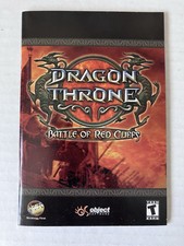 Dragon Throne Battle of Red Cliffs Instruction Manual Only picture