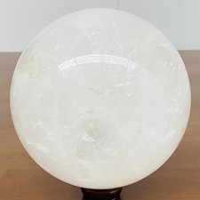 Natural White Crystal Clear Quartz Crystal Sphere Ball Healing 3680G (8.11LB) picture
