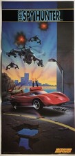 Super SPY HUNTER SNES VTG 1991 Orig Nintendo Power Poster Sunsoft 28x58cm NIN 25 picture