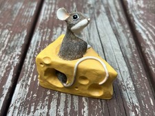 Munro 1993 After The Party Mouse In Cheese Figurine Collectible MM/10100|Cottage picture
