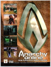 Anarchy Online Sci Fi MMO PC - Vintage Original Print Ad/Poster Promo Art 2000 picture