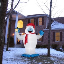 12 Ft COLOSSAL BUMBLE THE ABOMINABLE FROM RUDOLH AIRBLOWN YARD INFLATABLE picture