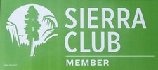 Sierra Club member bumper sticker  picture