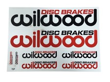 8 Wilwood Disc Brakes new original racing stickers decals Goodguys NHRA NASCAR picture