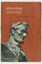 Vintage 1956 ABRAHAM LINCOLN The Great EMANCIPATOR John Hancock Life Insurance picture