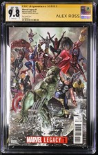 Marvel Legacy 1 CGC 9.8 SS SIGNED Alex Ross 1000000 BC Avengers Return Wolverine picture