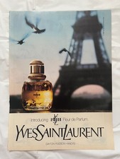 Original 1988 Yves Saint Laurent YSL Paris Fleur de Parfum Print Magazine Ad picture