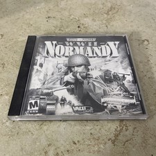 WWII NORMANDY Elite Forces World War II (PC CD 2001 Video Game) w game manual picture