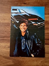 Rare David Hasselhoff Knight Rider KITT Vintage Turkish Postcard TV Collectible picture