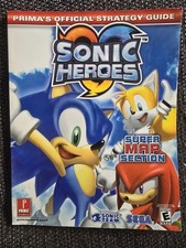 Prima Games Sonic Heroes Official Strategy Guide Super Map Section 2003 picture