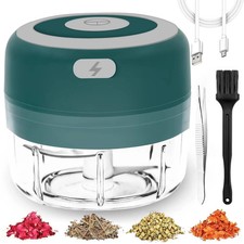 High-Efficiency Electric Grinder with Stainless Steel Blades and USB Charging picture