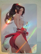 Mai Shiranui-King Of Fighters Fatal Fury Double Sided Trading Card AGC CCG picture