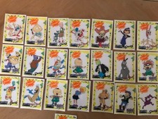 COMPLETE SET 22 CARDS NICKTOONS NICKELODEON CAPRI SUN vintage DOUG ren & stimpy picture