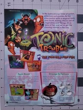Tonic Trouble Advertisement Original Print Ad / Poster Game Promo Art picture