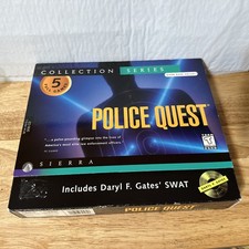 POLICE QUEST: Collection Series (PC, 1997) 4 DISCS w/Manuals picture
