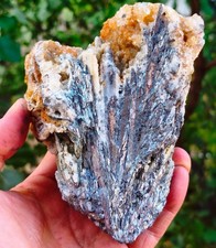 2 lb 4.5 oz Rare Big Metalic Stibnite Crystal Cluster Antimony Ore picture