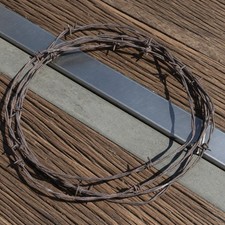Vintage Rusty 4 Point Barbed Wire 10 Ft. Roll Rustic Western Decor Crafting Art picture