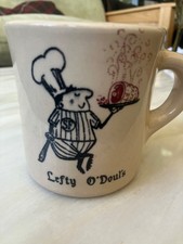 VINTAGE LEFTY O’DOULS San Francisco Restaurant Ware baseball Giants coffee mug picture