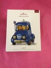 Hallmark Ornament 2018 Happy VW BUG Pharrell Williams Smiley Flower Music Magic picture