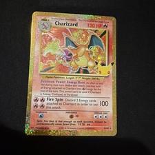 Pokemon 30th anniversary Gold Charizard 4/102 NM picture