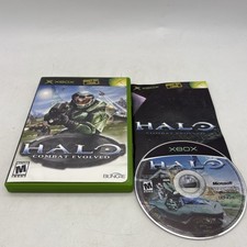 Halo : Combat Evolved First Print Microsoft Xbox Complete w/ Manual CIB Tested picture